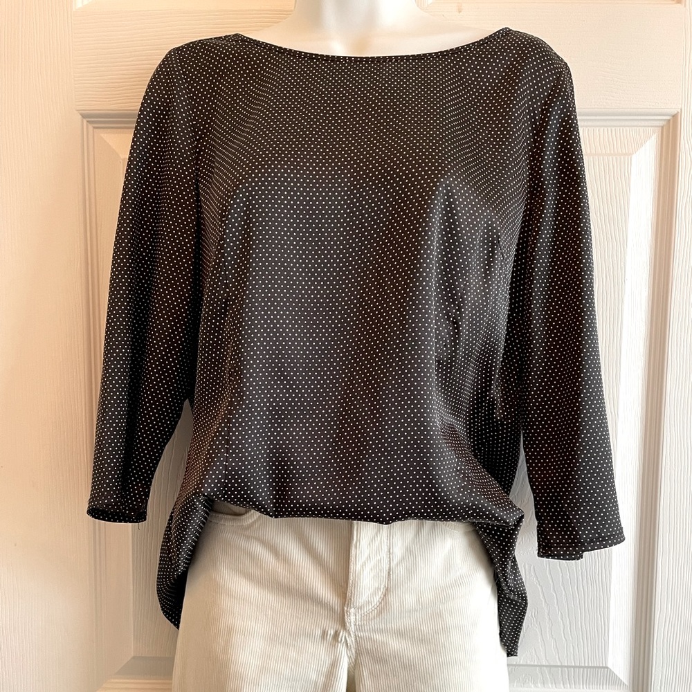 Black w/ tiny white dots Sz M
